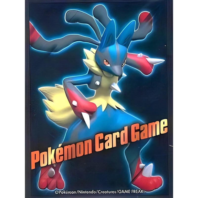 ポケモンカードゲーム メガルカリオ スリーブ バラ】 日版 メガルカリオ スリーブ (2014) | kinoko's shop