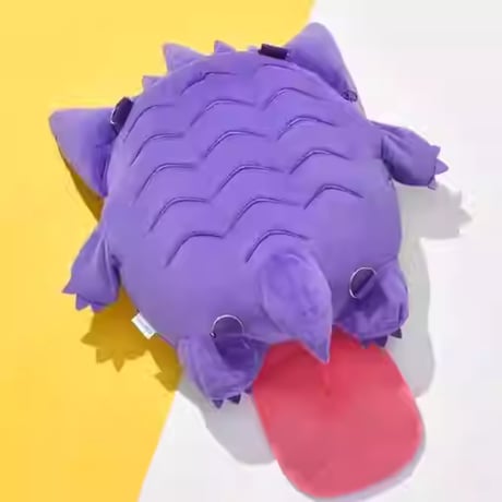 【ほつれ等がある場合がございます】 bilibili Goods × Pokémon 超开心UWAシリーズ ぬいぐるみバッグ 【ゲンガー(大)】