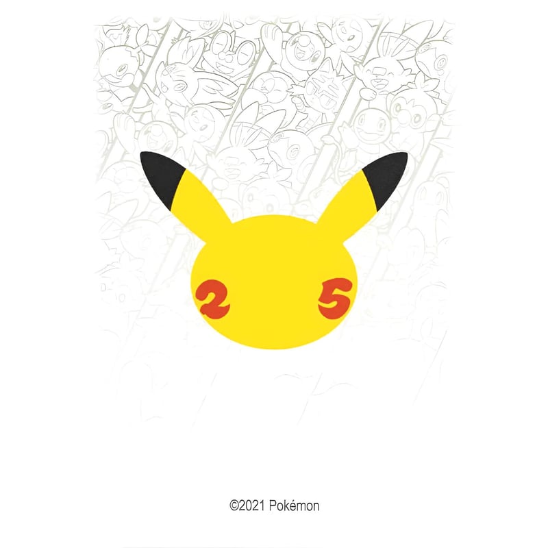 バラ】 海外ポケセン限定 Pokémon Celebration (25th 白) スリーブ