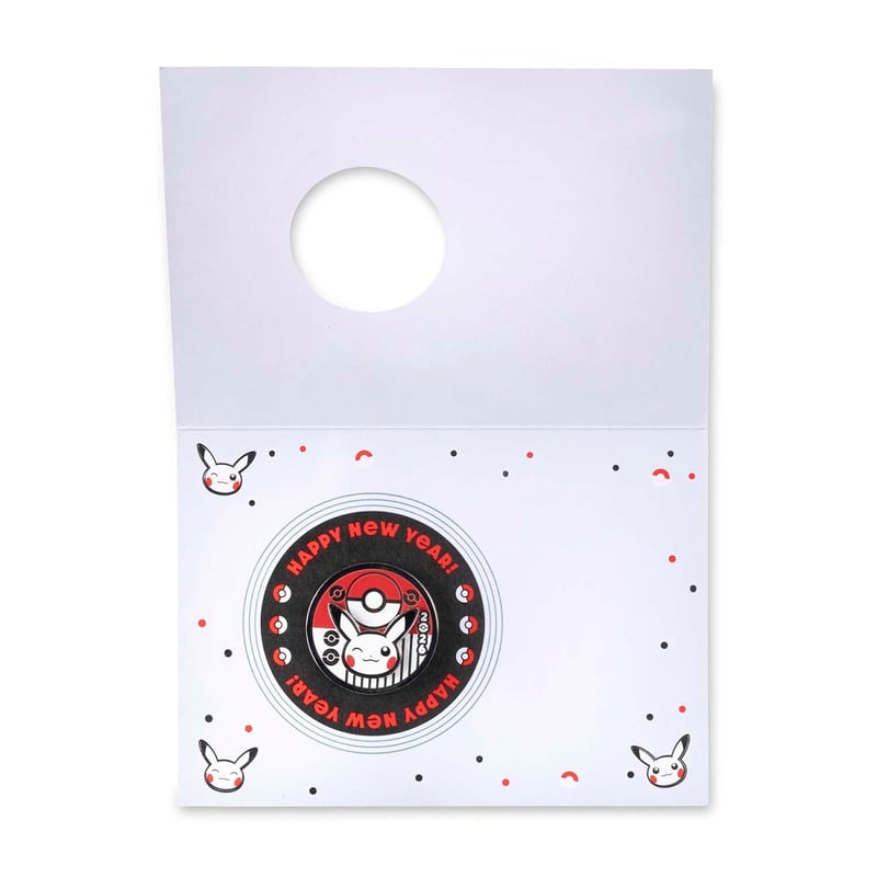 海外ポケモンセンターグッズ ピカチュウ2026ニューイヤーピンバッジ