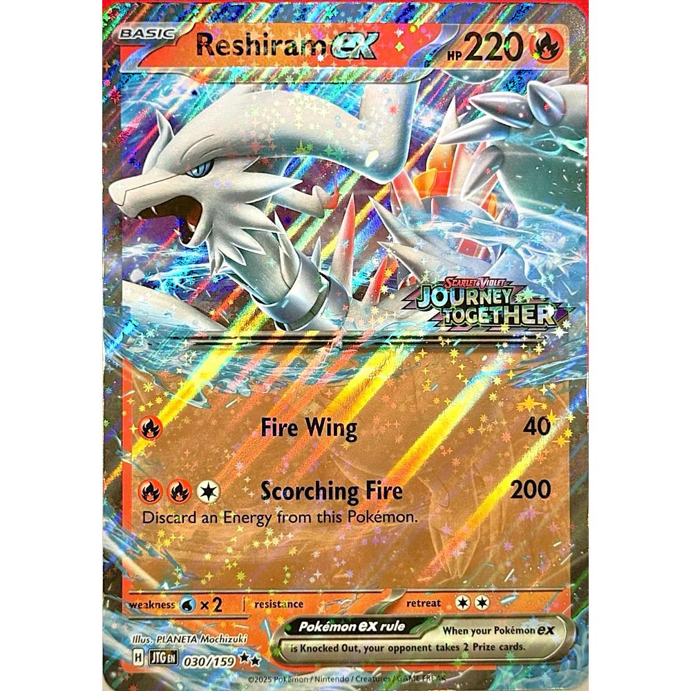 レシラム ジャンボカード】レシラムex JTGEN 030/159 【通常サイズ（134mm×187m