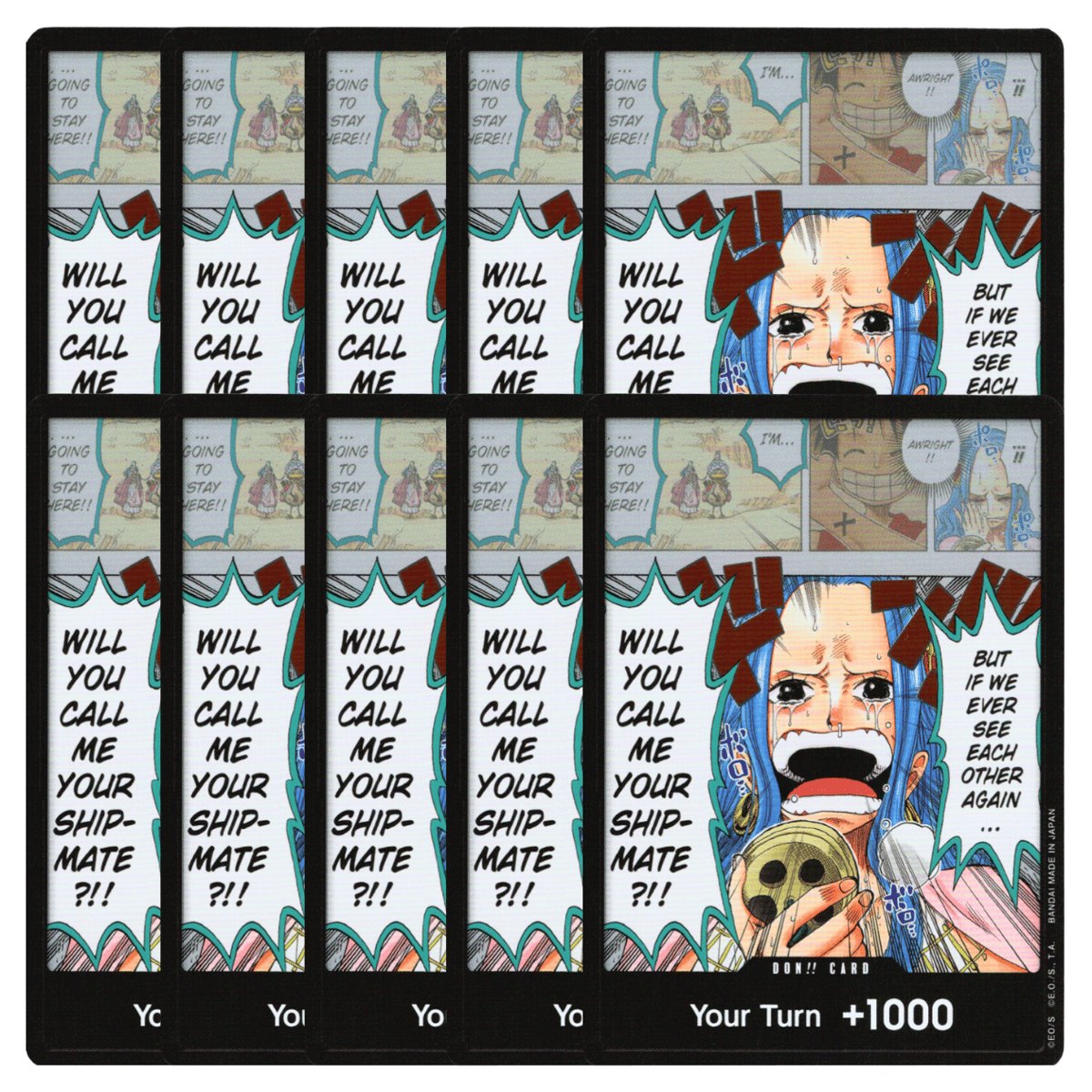 ワンピースカードゲーム 赤ドン 10枚セット 英語版 海外