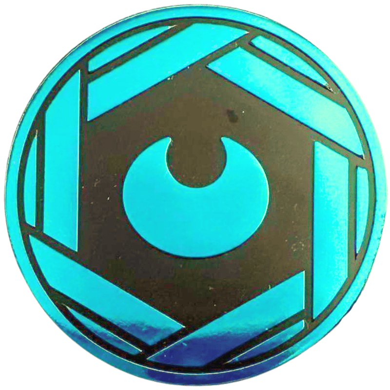 ポケモンコイン (2023)【悪タイプシンボル】 （ブルーミラーホロ