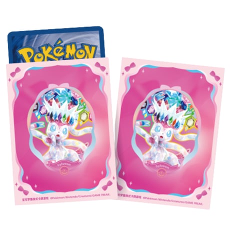 ポケモンカード 中国BOX封入 カードアルバムギフトセット カードスリーブ (64枚) 【ニンフィア】