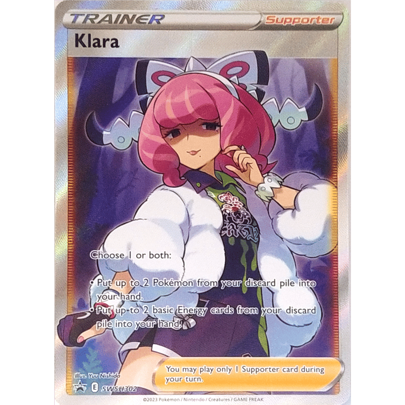 クララ【海外限定絵柄】【SR】 / Klara - SWSH Promo Cards (SWS...