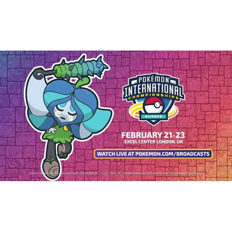 ポケモンカード 2025 International Championships Pokémon Center コダック ドオー&ヌオー&ウパー  プレイマット 【外袋つき】