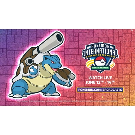 ポケモンカード 2026 North America International Championships 選手用 メガカメックス/カメックス/カメール/ゼニガメ 帽子