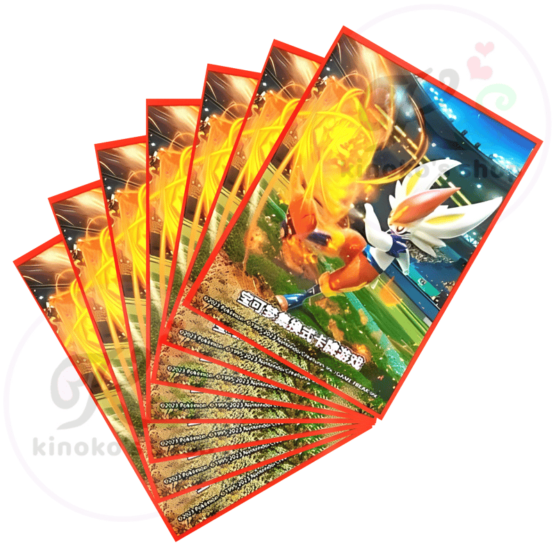 ポケモンカード 中国簡体版 极巨争锋 エースバーン カードスリーブ (64