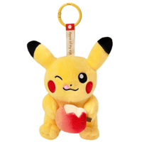 ポケモン 中国ポケモンセンター 果然一派 Apple of my eye ぬいぐるみキーホルダー 【ピカチュウ】