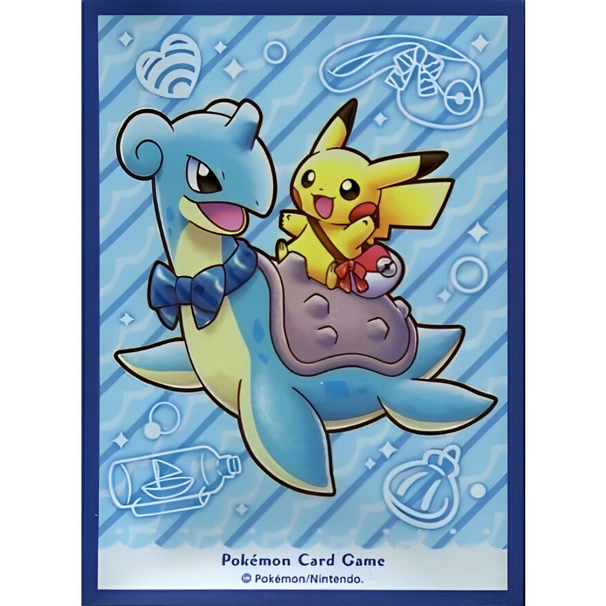 バラ】 日版 ポケセン限定 ラプラスに乗って スリーブ (2018