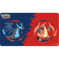 ポケモンカード Ultra Pro プレイマット 【メガリザードンX＆メガリザードンY】