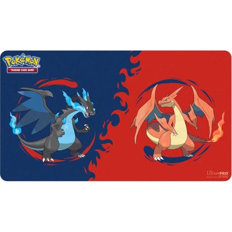 ポケモンカード Ultra Pro プレイマット 【メガリザードンX＆メガリザードンY】