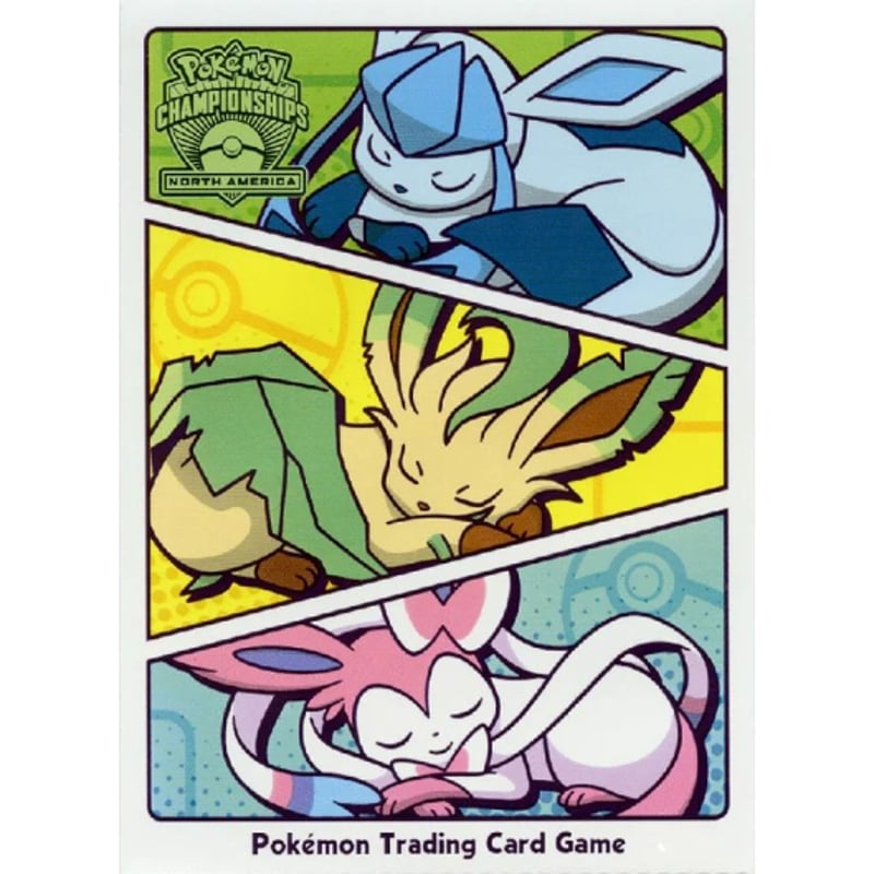 【60枚】海外 リーフィア・グレイシア デッキシールド ポケモンカード スリーブ バラ】 International Championships （グレイシア・リーフィア・ニ