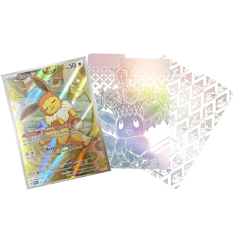 イーブイAR &プロモ　3枚セット 未開封プロモ】 イーブイ (AR仕様)& 仕切り4枚セット / Eevee - SV Pro
