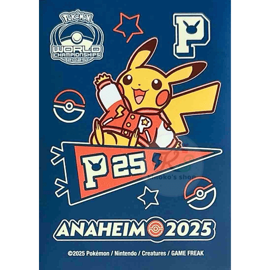 バラ】 World ChampionShips Anaheim ジャケットピカチュウ 【ネイ