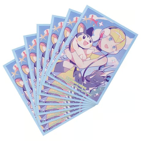 カミツレスリーブ2個 ポケカサプライ】[スリーブ]デッキシールド『カミツレver.2