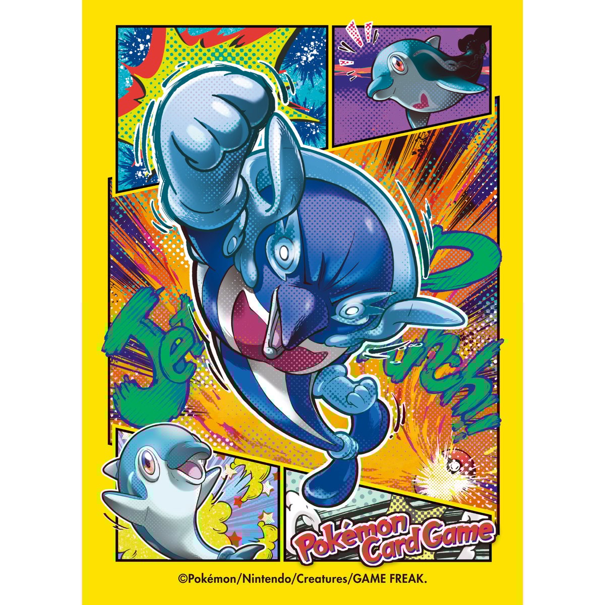 ポケセン　スリーブ バラ】 ピカチュウ ネオンチャージ 2024Ver. スリーブ-海外