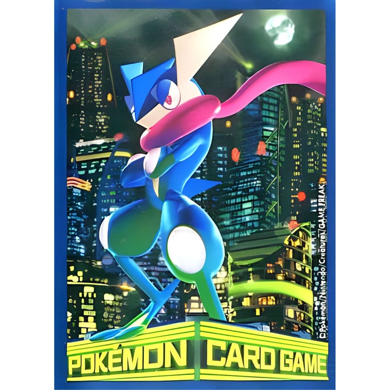 ポケカ　スリーブ バラ】 日版 ポケセン限定 プレミアム ゲッコウガ スリーブ