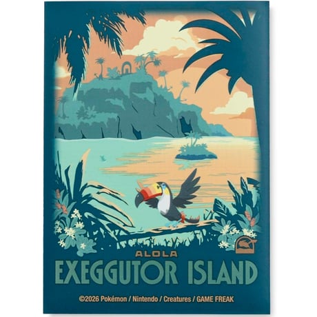 ポケモンカード 海外ポケセン限定 Explore アローラ地方 ドデカバシ スリーブ（65枚)