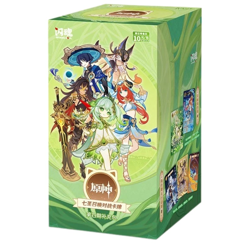 闪魂 × 原神 七聖召喚 第四期(第4弾) 対戦カードゲーム 1BOX (1パック6