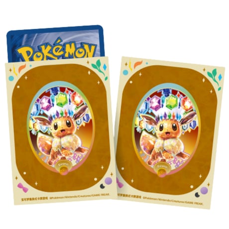 ポケモンカード 中国BOX封入 カードアルバムギフトセット カードスリーブ (64枚) 【イーブイ】