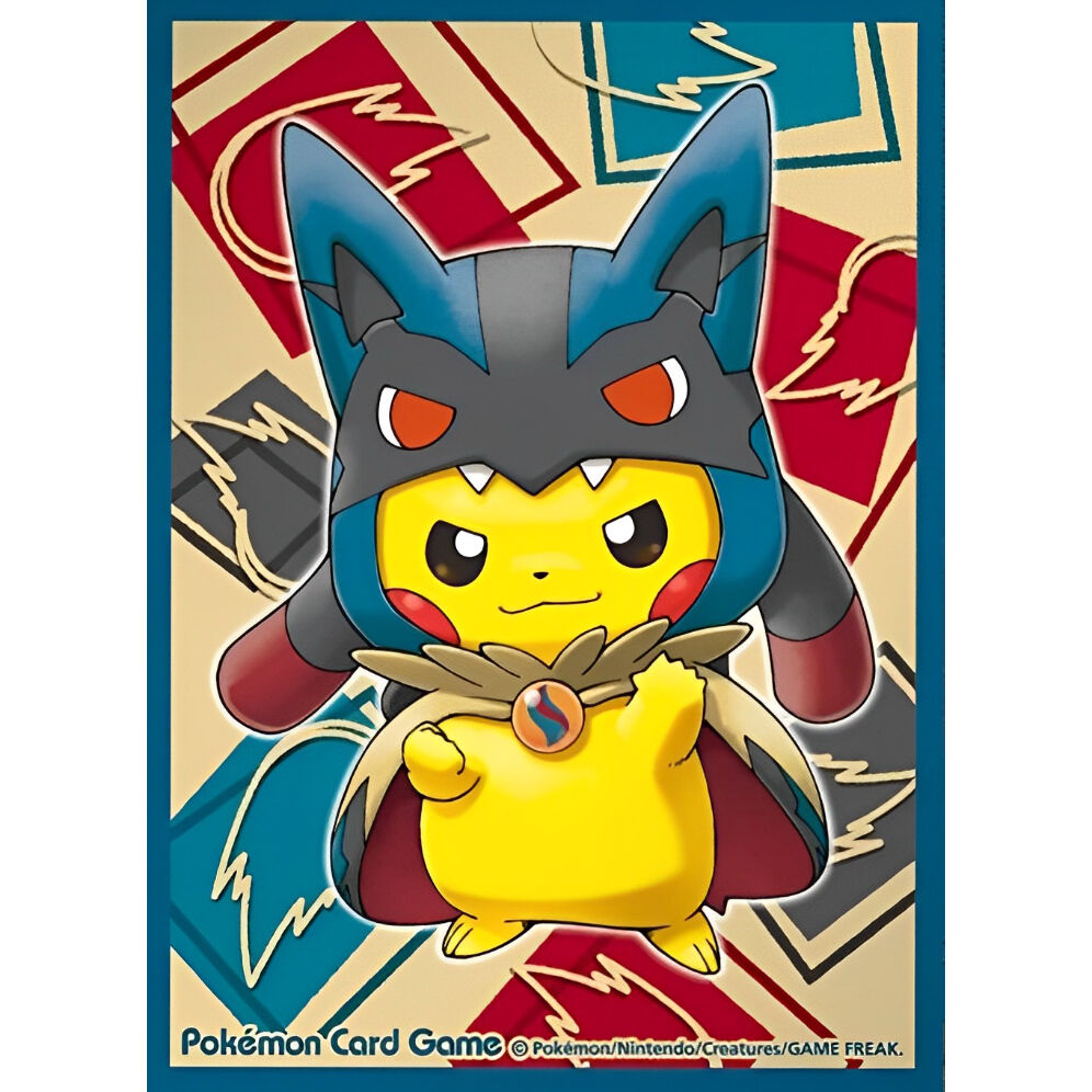 バラ】 日版 ポケセン限定 メガルカリオのポンチョを着たピカチュウ