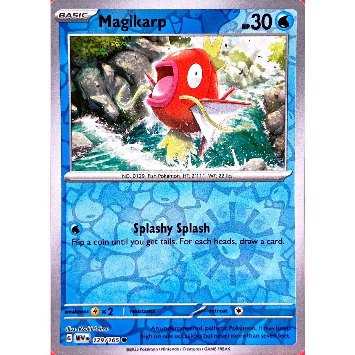 コイキング 【リバホロ】 / Magikarp - Pokemon 151 (129/165)