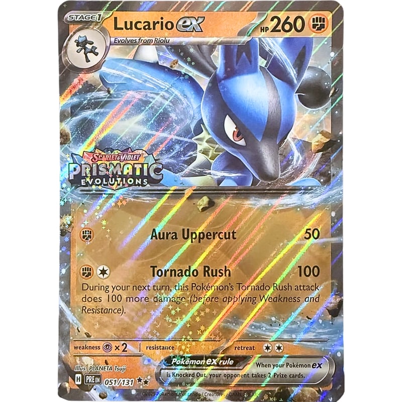 ジャンボカード】 ルカリオex /Lucario ex PRE-EN-051/131 【通常