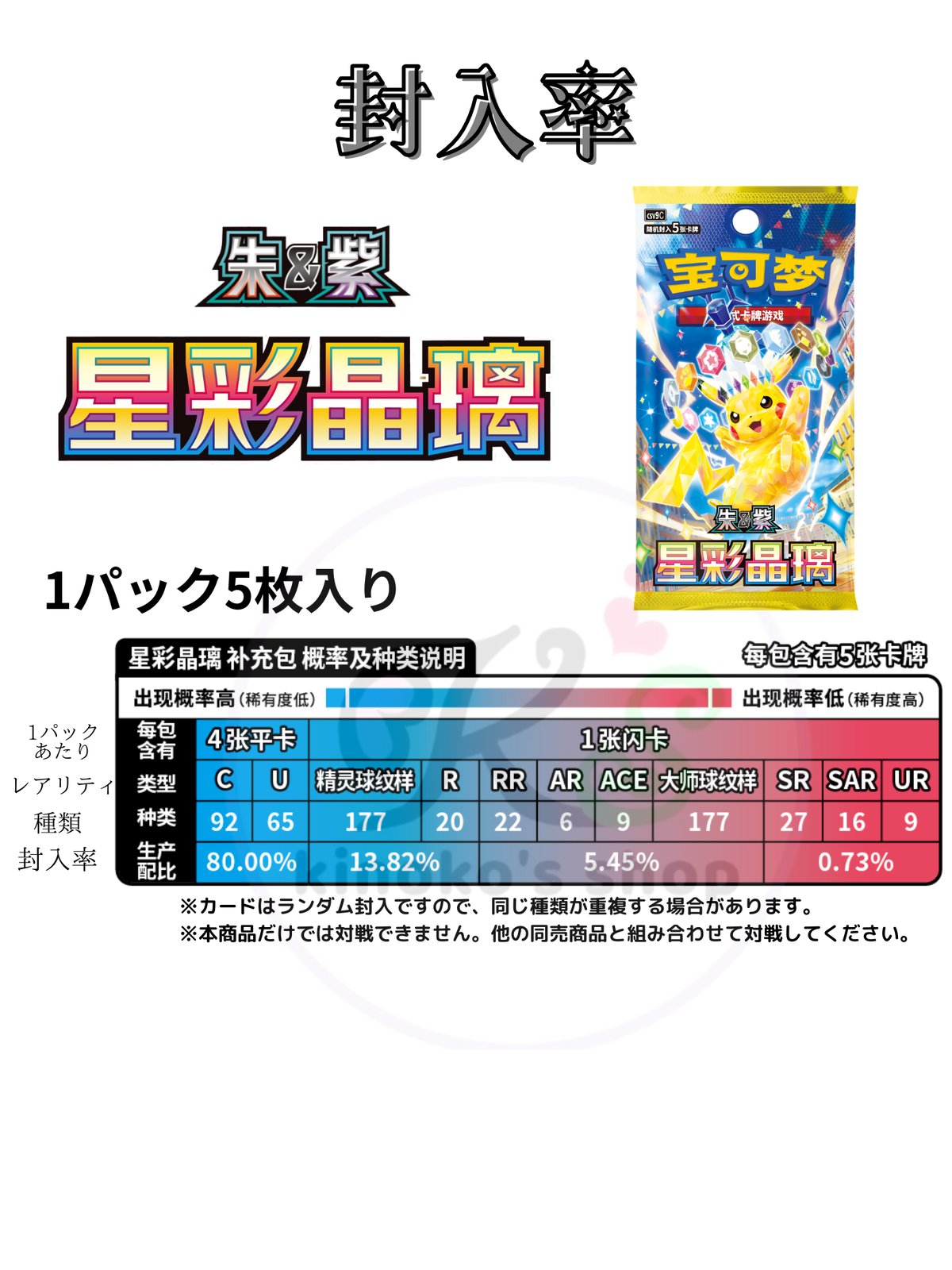 箱潰れの場合がございます】 中国簡体版 ポケモンカード 星彩晶璃 1BOX