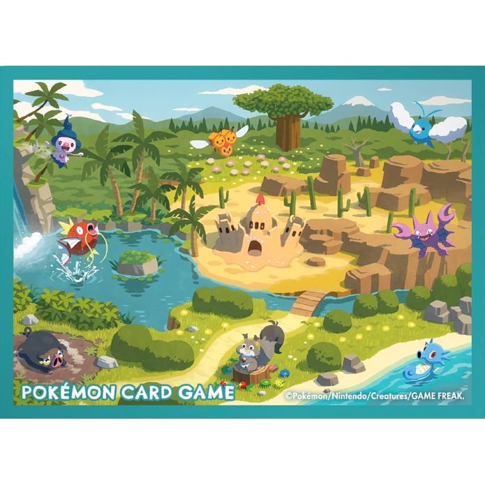 バラ】 日版 ポケセン限定 つながるせかい スリーブ (2023 バラ】 日版 ポケセン限定 つながるせかい スリーブ (2023