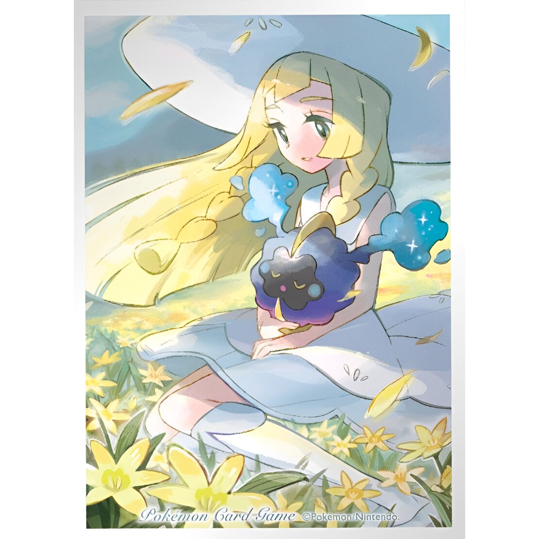 バラ】 日版 ポケセン限定 リーリエ&コスモッグ プレミアム・マット