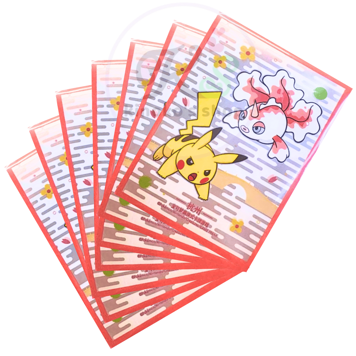 ファンオブピカチュウ ポケモンカードスリーブ バラ】 日版 ピカチュウ ポケモンワールドチャンピオンシップス