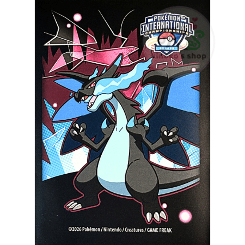 メガリザードン　プレイマット　2026 EUIC COMPETITOR Pokemon Mega Charizard X EUIC 2026 Competitor Kit Playmat Deck Box