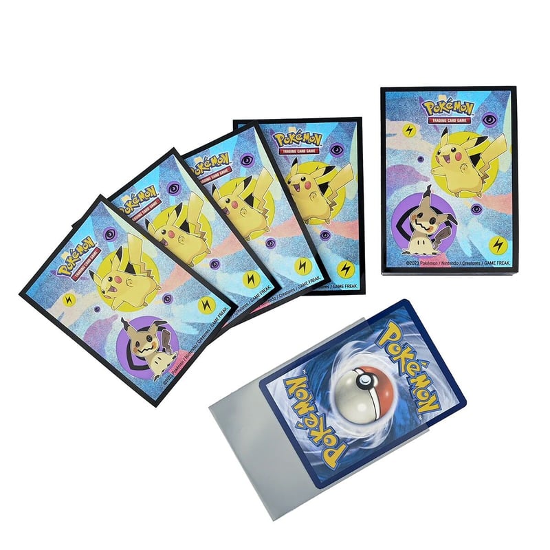 ポケモンカードゲーム 海外サプライ カードスリーブ 4種セットピカチュウ
