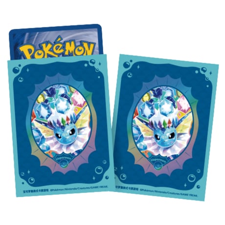 ポケモンカード 中国BOX封入 カードアルバムギフトセット カードスリーブ (64枚) 【シャワーズ】