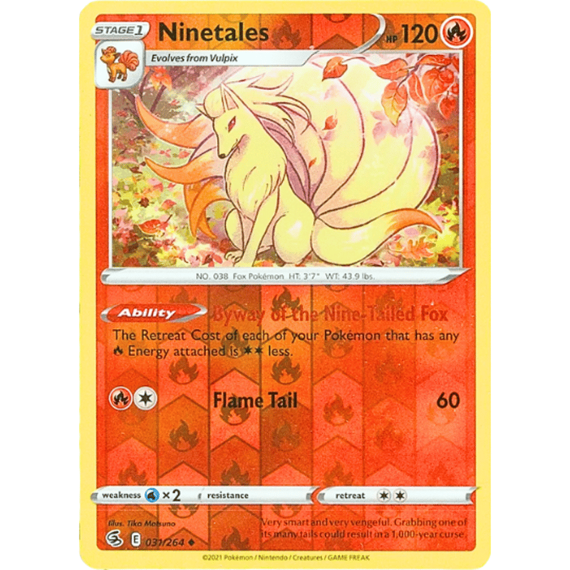 キュウコン【リバホロ】 / Ninetales - Fusion Strike (031/26
