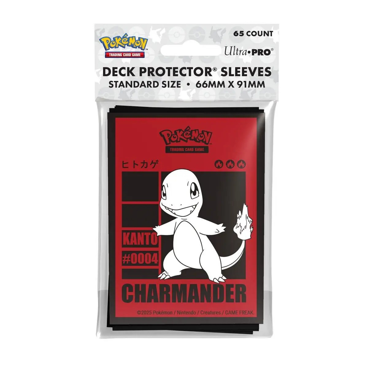 ポケモンカード Ultra Pro カードスリーブ （65枚） 【ヒトカゲ