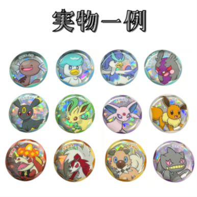 細かなスレや凹み等ある場合がございます】 中国限定 宝石包缶バッジ