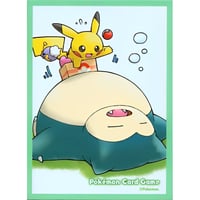 【バラ】 日版 2020年9月-11月 ポケモンカード定期便 スリーブ (2020) 【カビゴン & ピカチュウ】