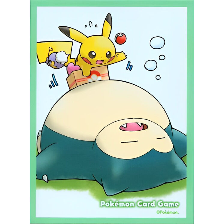 カビゴン　ポケカ定期便スリーブ バラ】 日版 2020年9月-11月 ポケモンカード定期便 スリーブ
