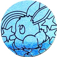 ポケモンコイン (2025)【イーブイ（氷タイプ）】 （ブルーコンフェティホロ/ Jumboサイズ）