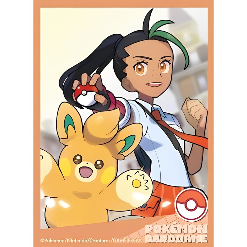 バラ】 日版 ポケセン限定 POKÉMON TRAINERS ネモ＆パモット スリーブ