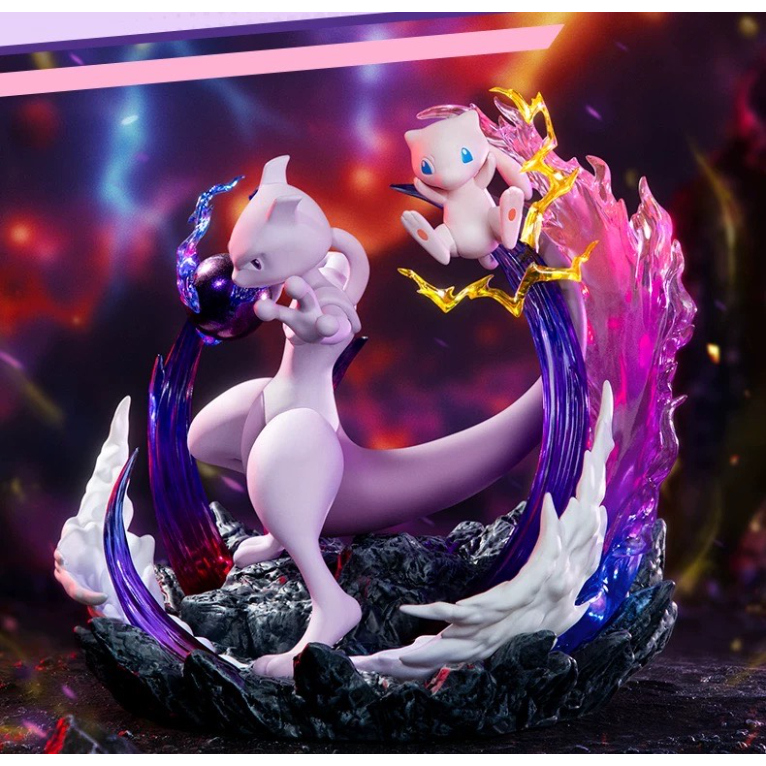 ミュウ　ミュウツー フィギュア 未開封　ポケモン　非売品 外箱潰れの場合がございます】中国限定 ポケモン × Funism