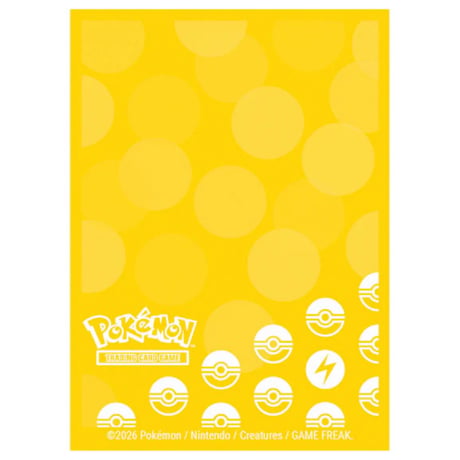 ポケモンカード Ultra Pro エネルギーシリーズ カードスリーブ (65枚)　【雷タイプ】