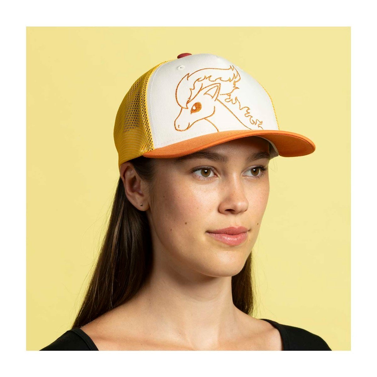ポケモンセンター限定 フワンテキャップ 海外ポケモンセンター限定 ポニータ カーブメッシュキャップ