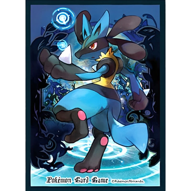 ルカリオ　海外　スリーブ　ポケモンカード Pokemon 海外ポケモンセンター限定 ポケモンカードゲーム デッキ