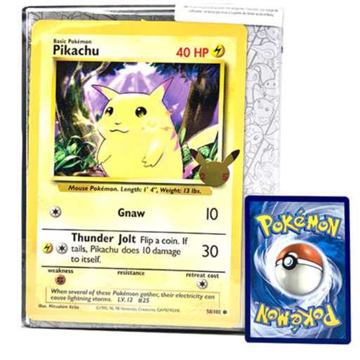 日本語版は入りません】ポケモンカード25th ピカチュウの25周年ロゴ