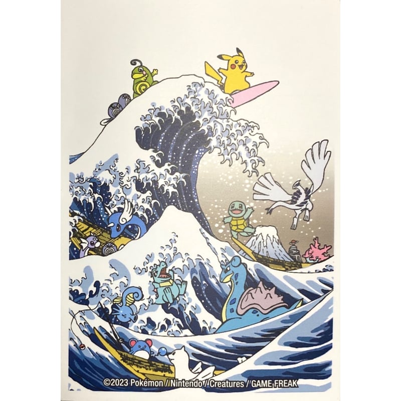 GREAT WAVE PIKACHU\u0026FRIENDS wcs2023スリーブ