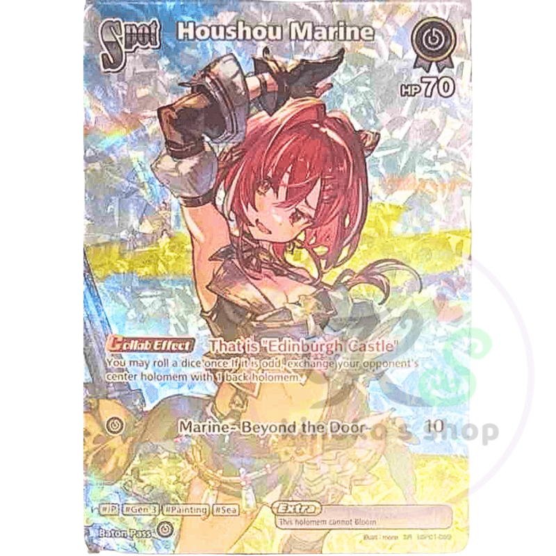 Reバース 宝鐘マリン SNP 箔押し　再販版 海外限定仕様/ ホロ加工】 宝鐘マリン 【SR】 / Houshou Marine