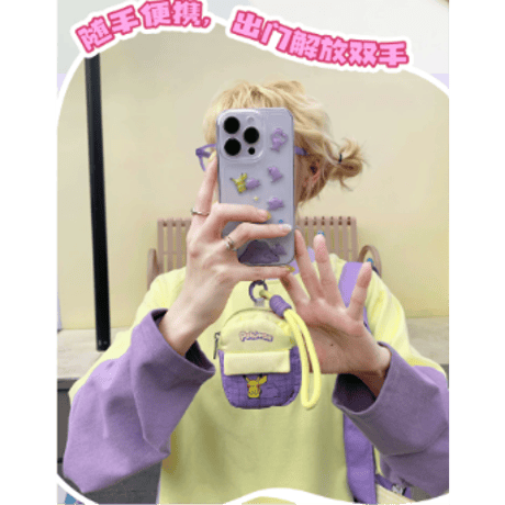 海外ポケモングッズ Pokémon × HOLLYBOX ミニポーチ 【メタモン＆ピカチュウ】